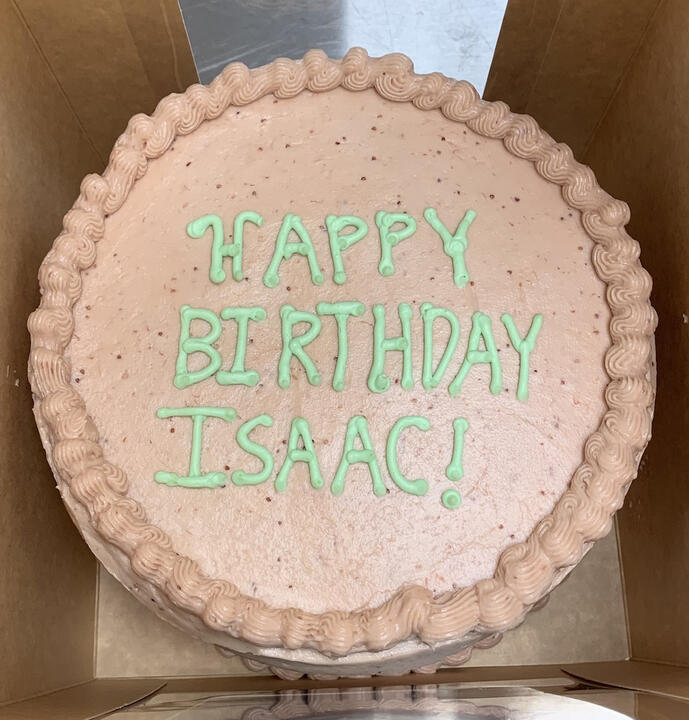 8-inch, 3-layer Strawberry Cake w/ Strawberry Buttercream