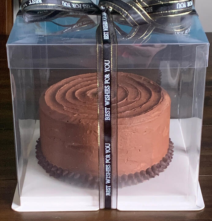 6-inch, 3-layer Chocolate Cake with Chocolate Buttercream