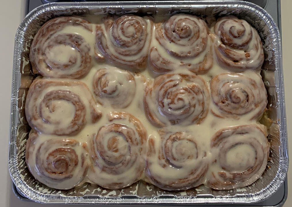 Cinnamon Rolls w/ Cream Cheese Icing