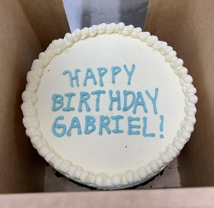 8-inch, 3 layer Hydrox Cake with Hydrox Buttercream