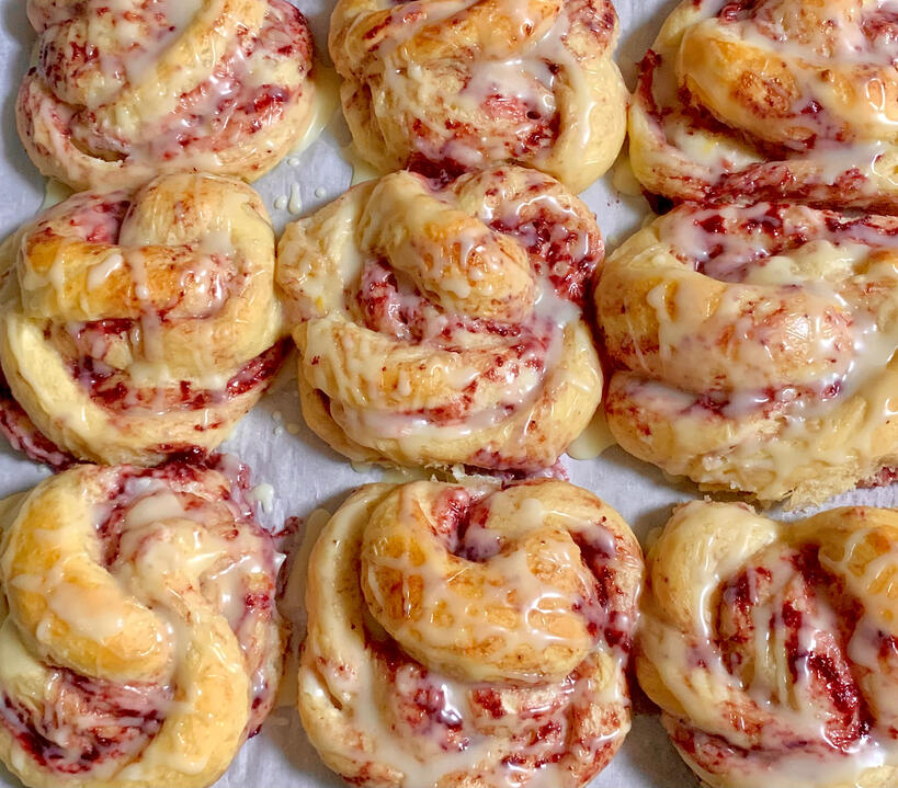 Strawberry Cinnamon Twists